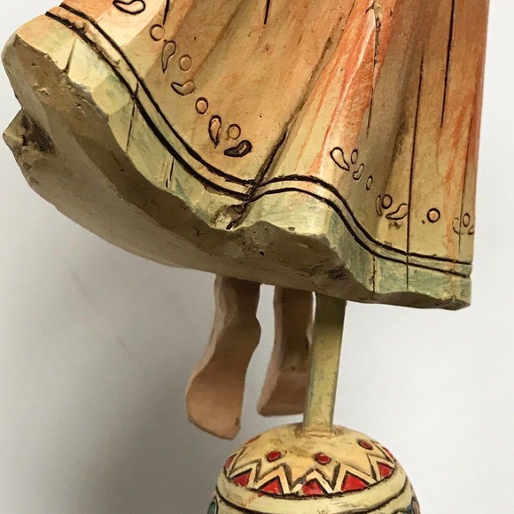 Angel Hallelujah Figurine Luke 2:10 Looks Like Carved Wood Resin - Picture 10 of 12